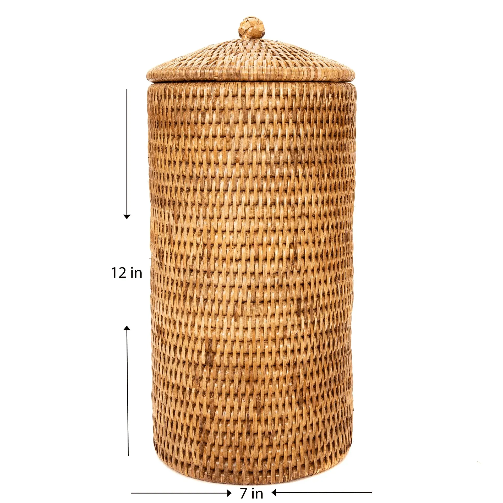 Tall Round Tissue Storage Basket