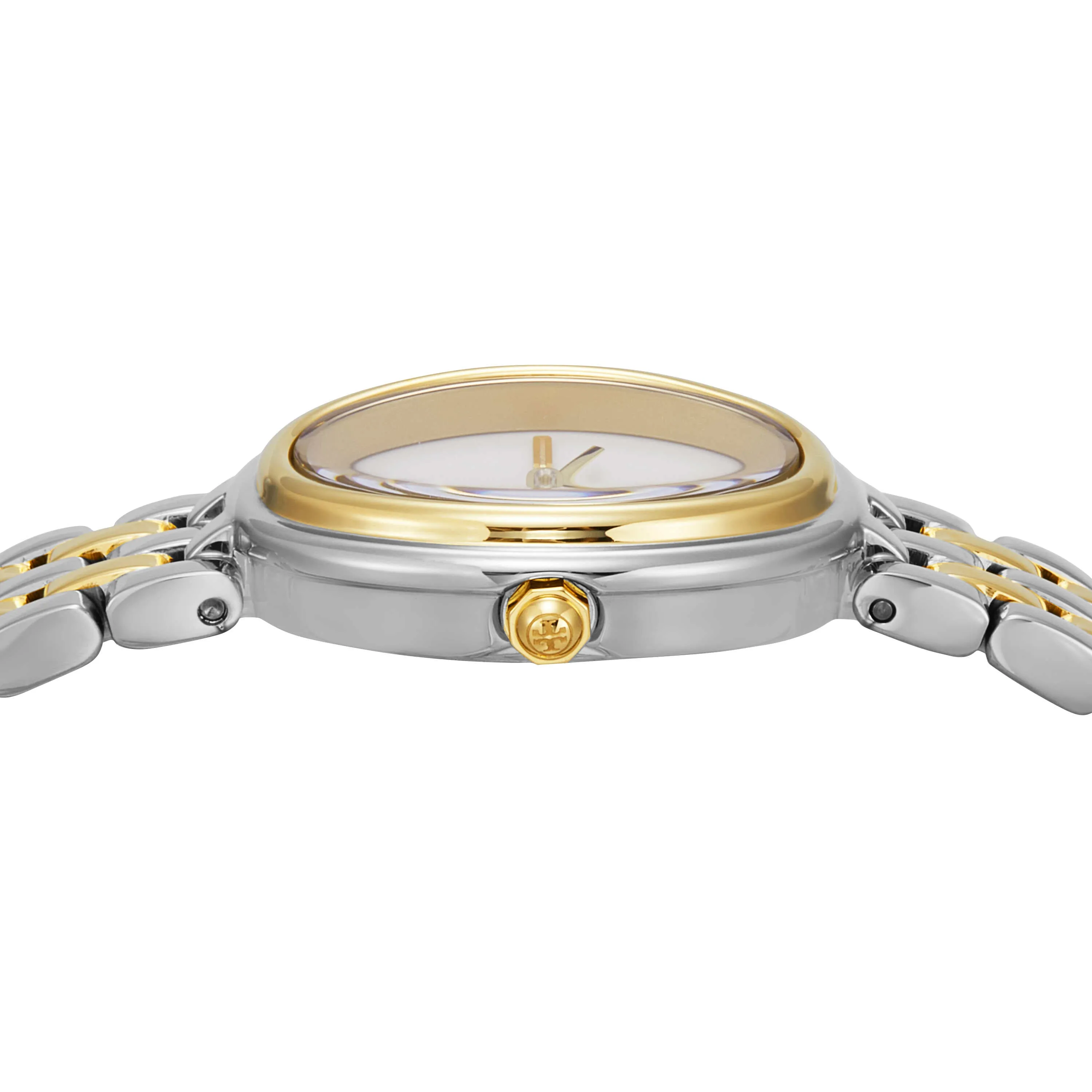 Tory Burch The Oval Two Tone Analogue Watch TBW6033