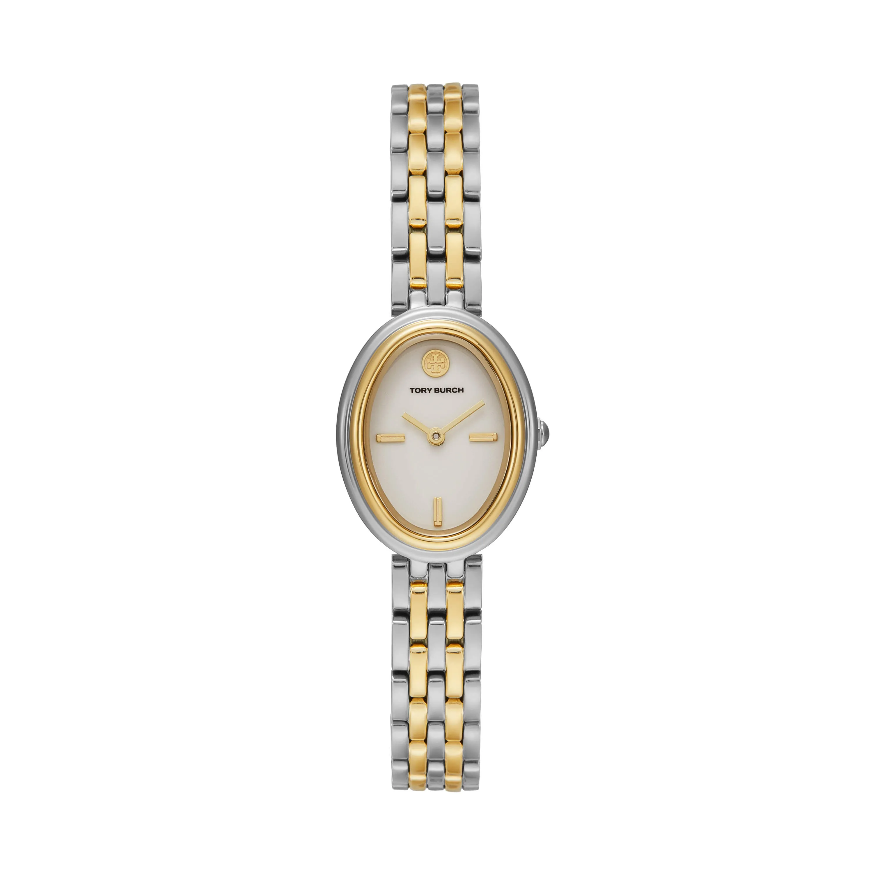 Tory Burch The Oval Two Tone Analogue Watch TBW6033