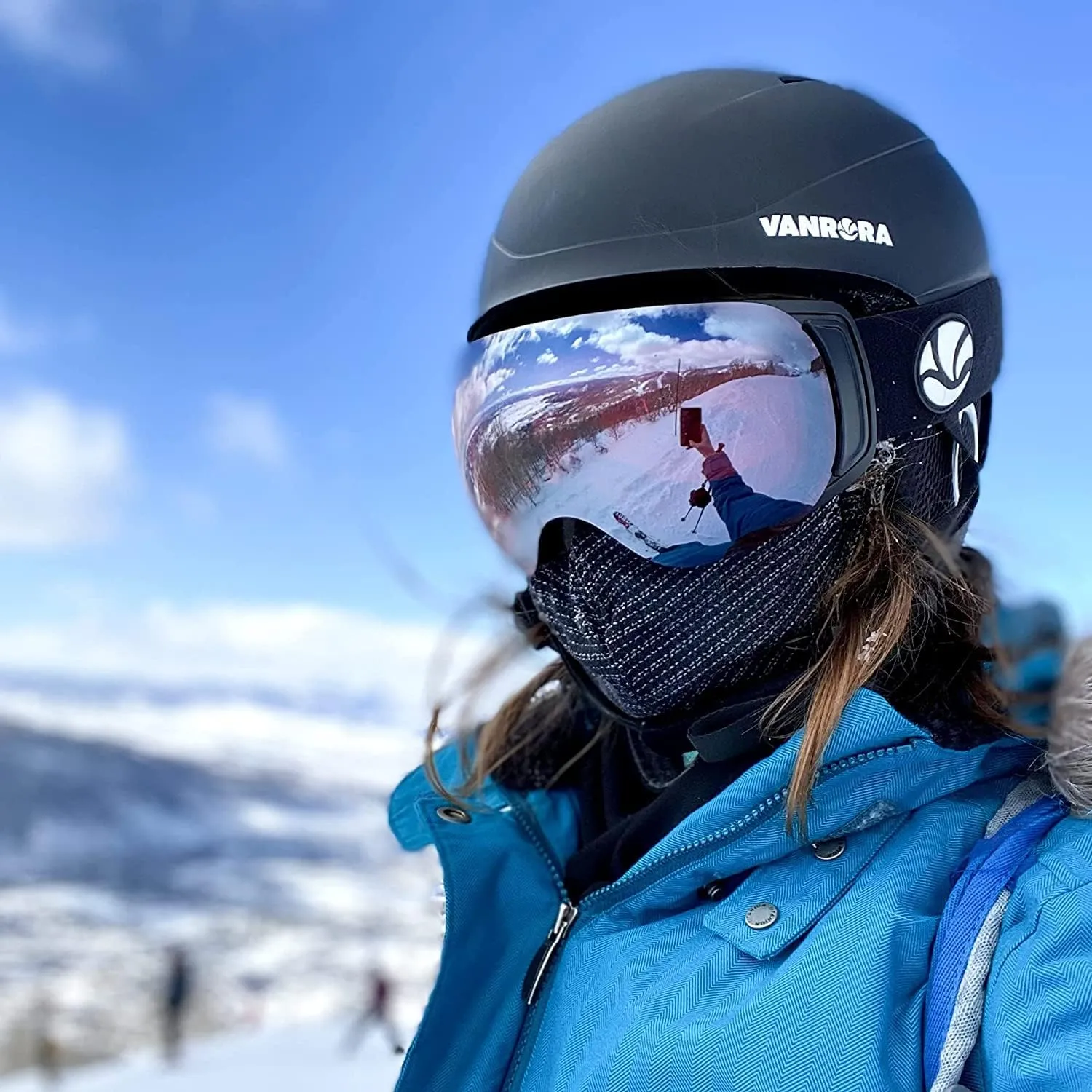 VANRORA Ski Goggles, Snowboard Goggles - Frameless Interchangeable Lens, Anti Fog and 100% UV Protection, for Men & Women