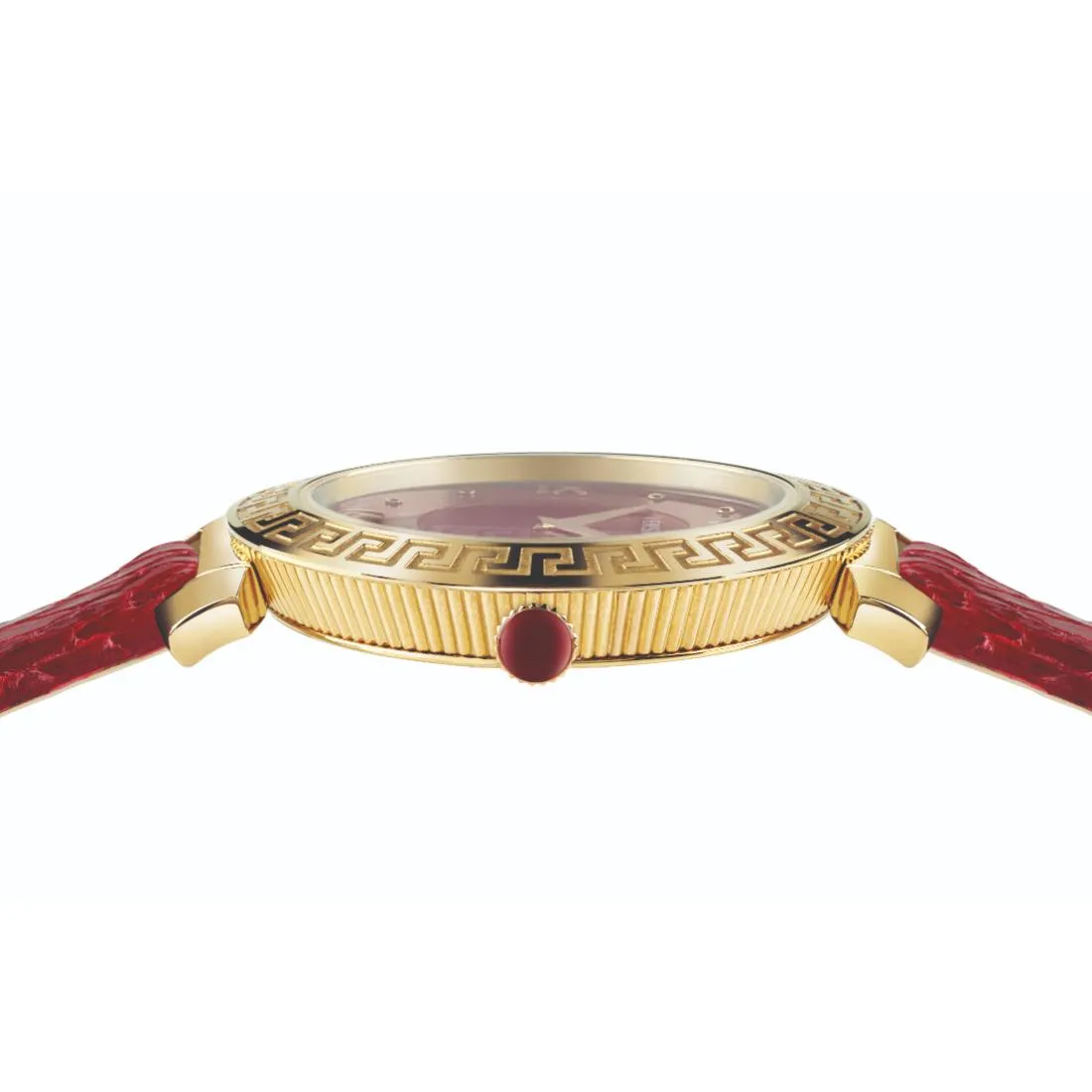 Versace Women 35 mm Size Red Dial Analog Watch- V16080017