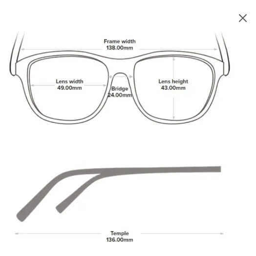 Women Oversized Square / Clear Lens / Square Optical Frames
